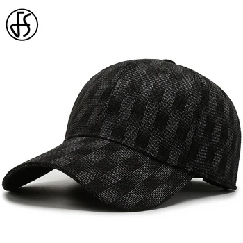 FS 2023 Uus aasta Kevadel Briti Ruuduline Baseball Cap Meeste Brändi Elastne Müts Musta-Halli-Streetwear Naiste Stiilne Mütsid Gorra Hombre
