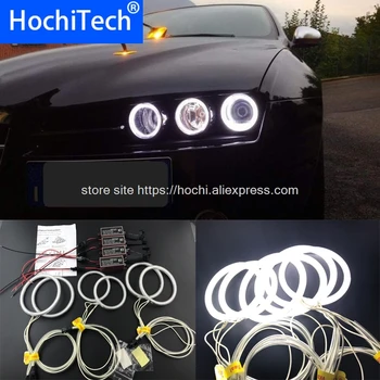 HochiTech Suurepärane CCFL Angel Eyes Kit Ultra bright esitulede valgustus Alfa Romeo 159 2005 2006 2007 2008 2009 10 2011