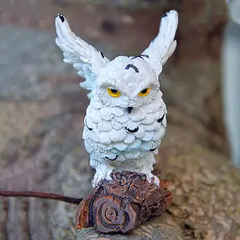 Öökull Mini Figuriin Miniatuuri Loomade Simulatsiooni Linnud Micro Maastiku Bonsai Ehted Haldjas Aed Koduaed Vaik Käsitöö Decor